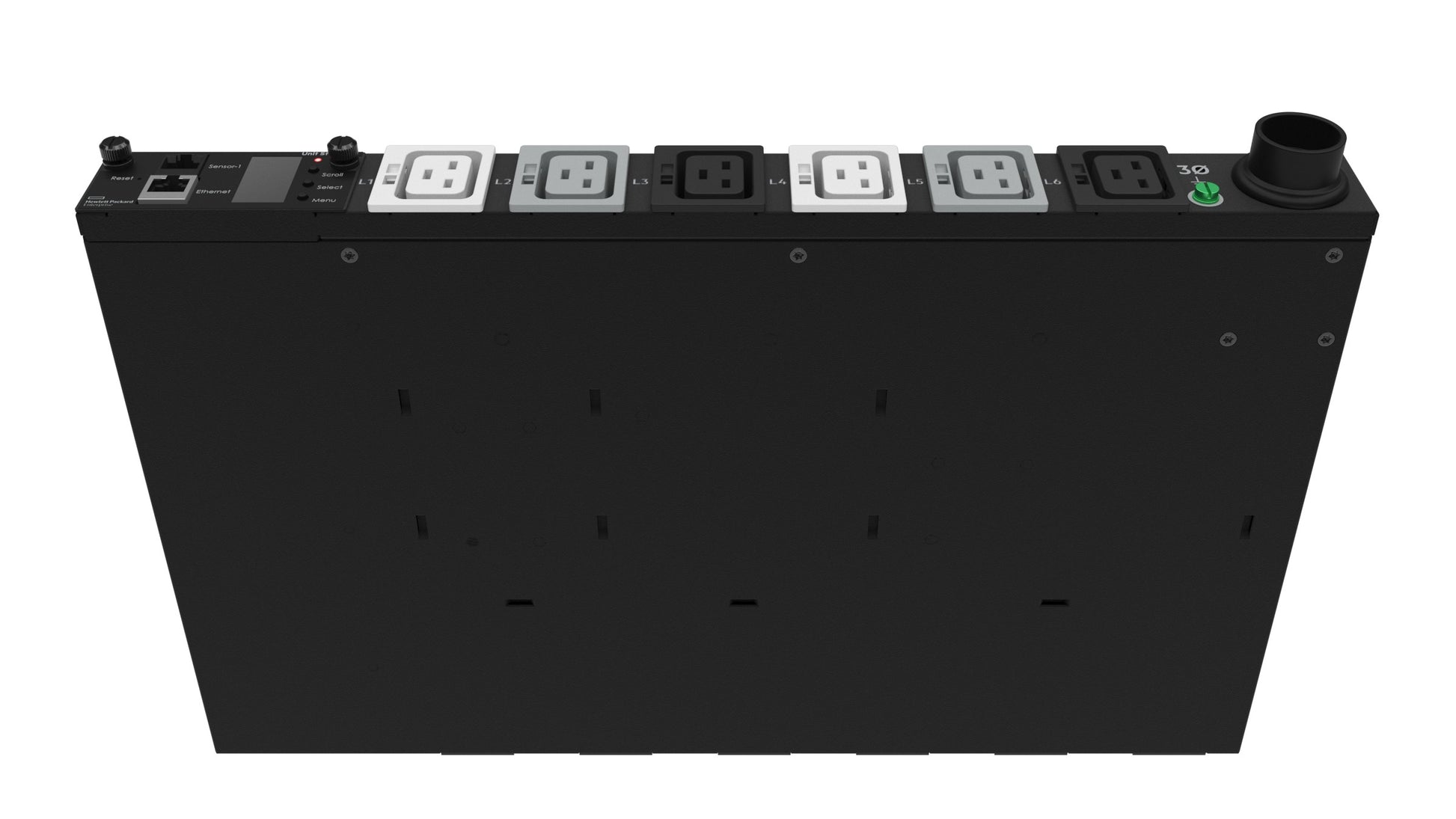 HPE G2 PDU 17,3 kVA – Dreiphasig, Messgerät, Modular – 1U Horizontal – C19×6, Eingang 208 V/48 A