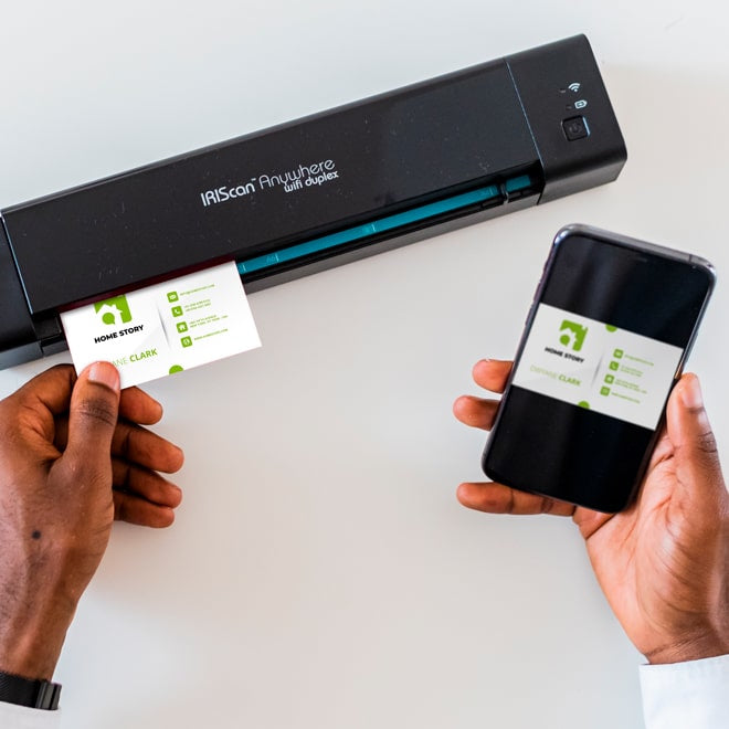 I.R.I.S. IRIScan Anywhere – Mobiler Scanner, Duplex, 15 ppm, WLAN