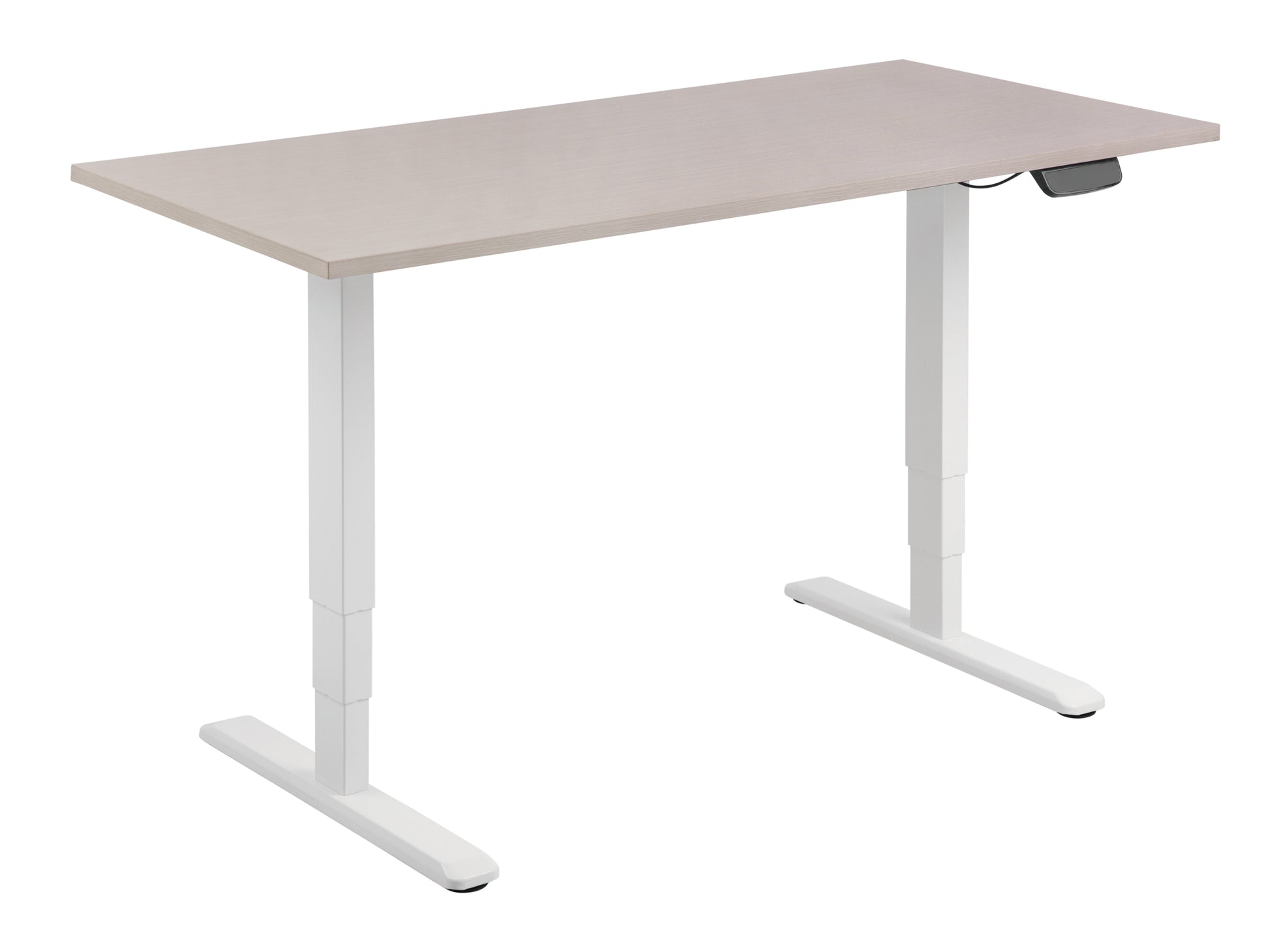 Equip ERGO – Sitz-/Steh-Tischgestell ohne Platte, elektrisch, 100–170 cm, 2 Motoren, 100 kg, weiss