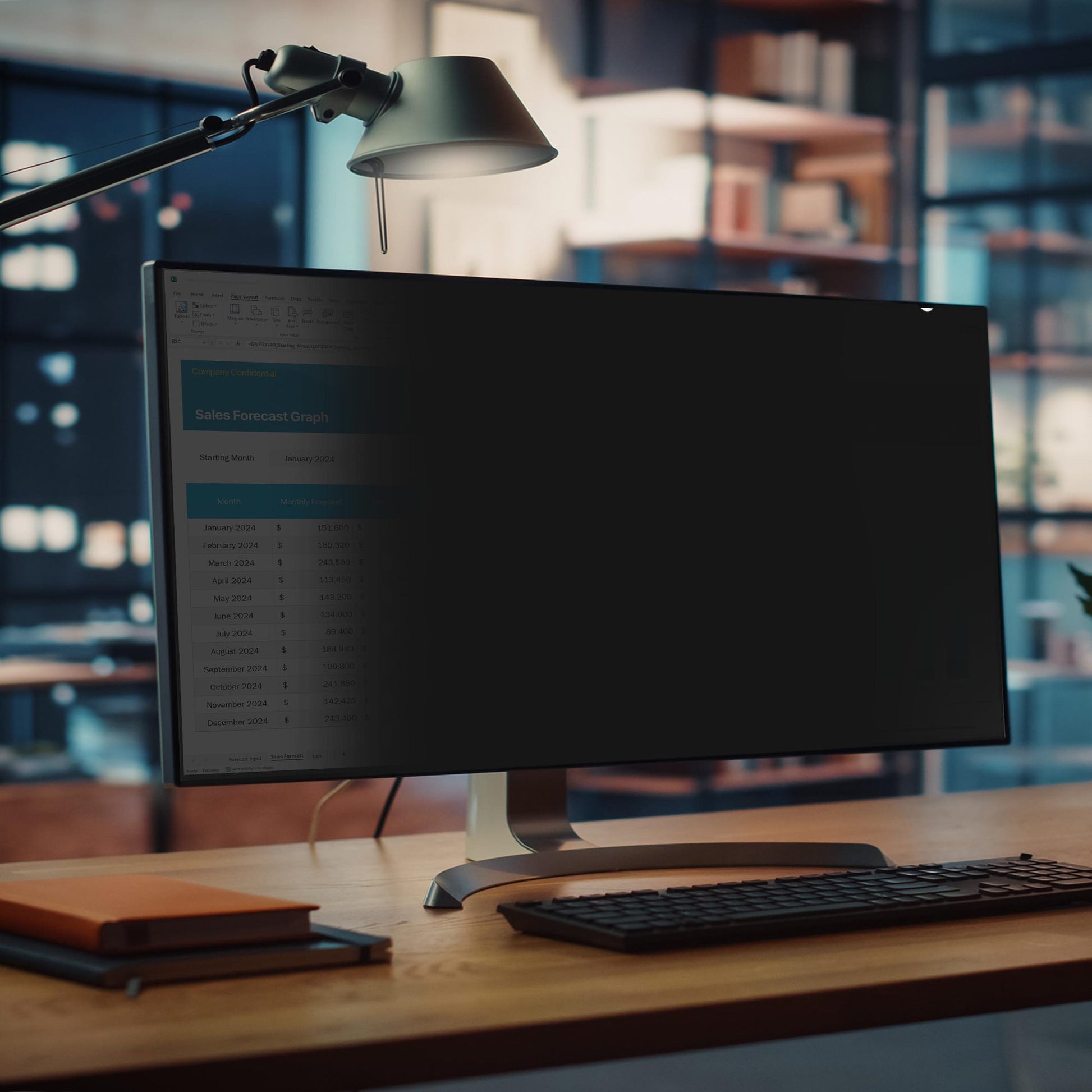 StarTech.com Blickschutzfilter für Dell P3424WE 34,0", 21:9 – 812 × 344 mm