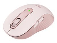Logitech M650 Maus – kabellos, für Rechtshänder, Handflächengrösse M, Rosa