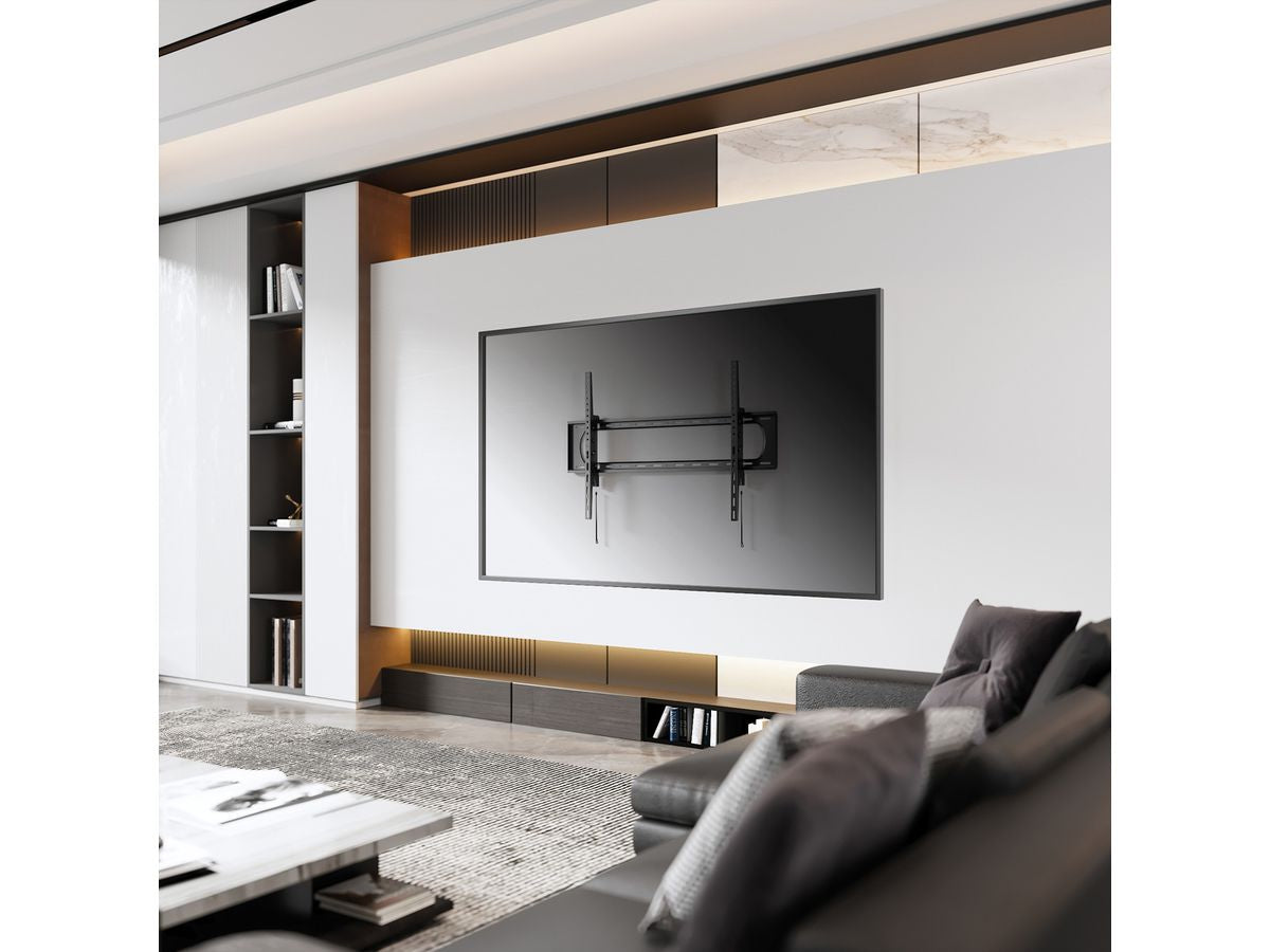 VALUE Wandhalterung – Neigbar – 60–120" – VESA 75×75–900×600 – bis 120 kg, Schwarz
