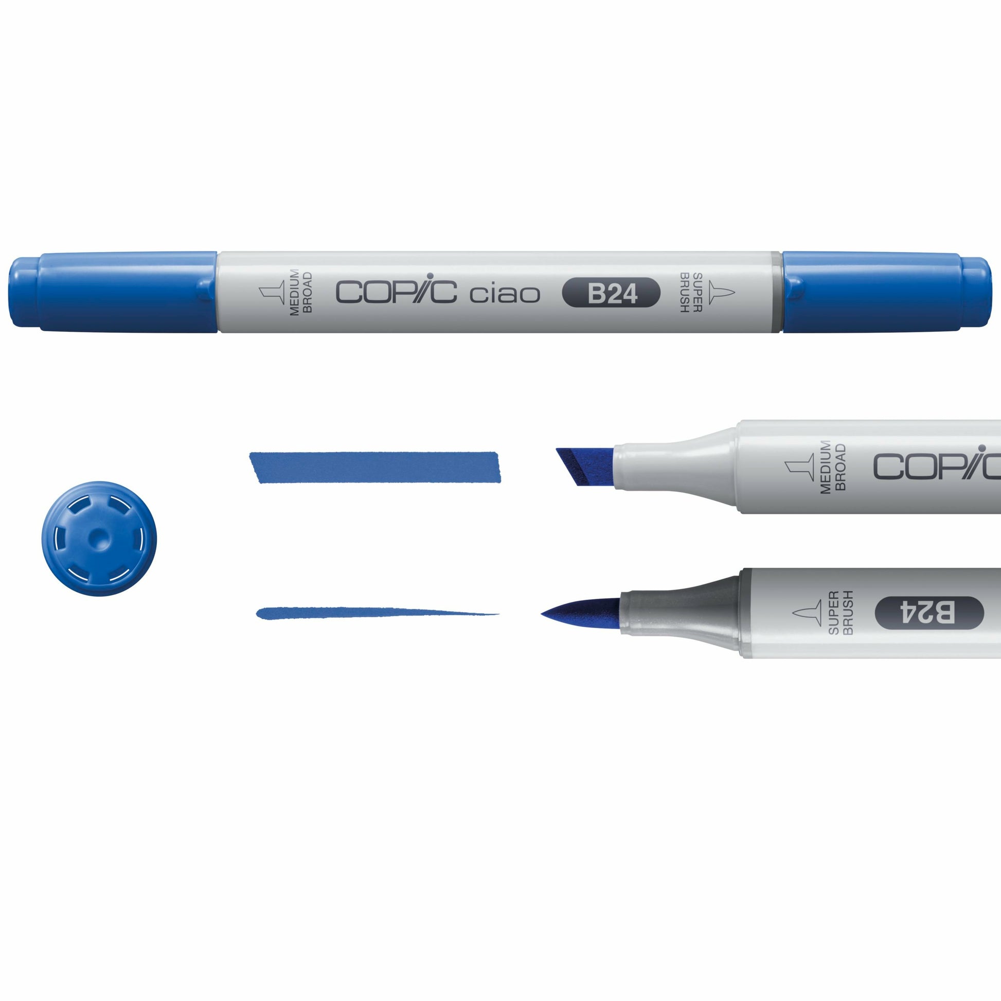 Copic Ciao Brush Pen – Doppelspitze, Kombi, alkoholbasiert, 6 Farben, Manga 1