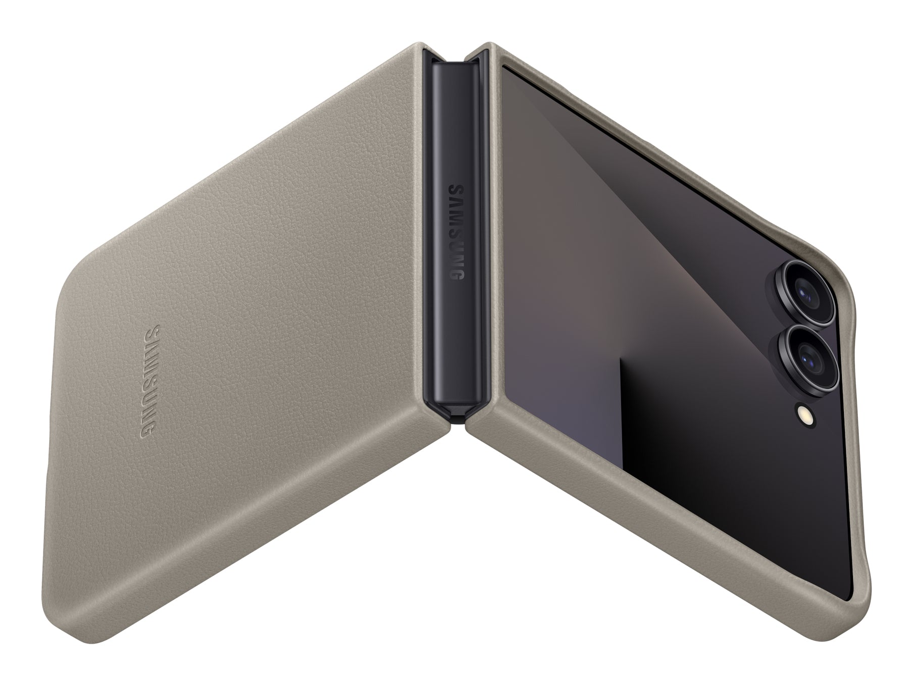 Samsung Backcover – für Samsung Galaxy Z Flip7 – Taupe – Silikon