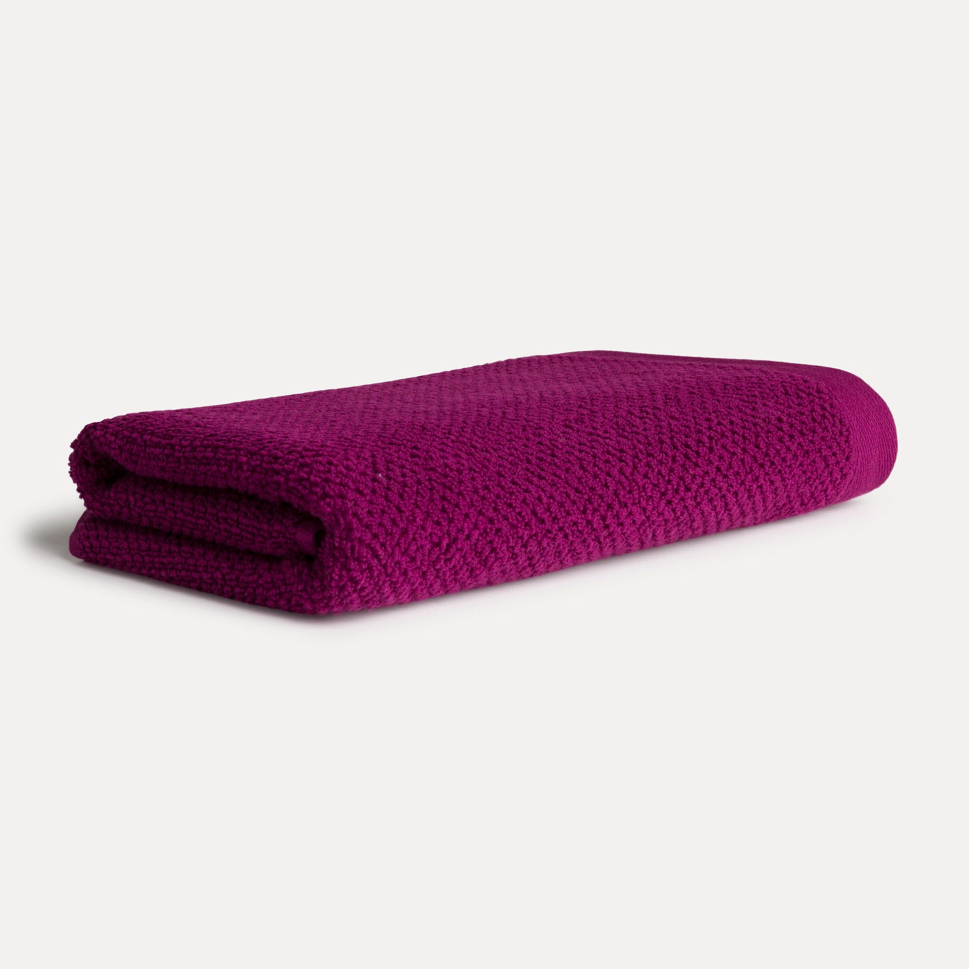 MÖVE Bliss Duschtuch – Perlstruktur – 67 × 140 cm – Violett – Baumwolle, 500 g/m² – 60 °C