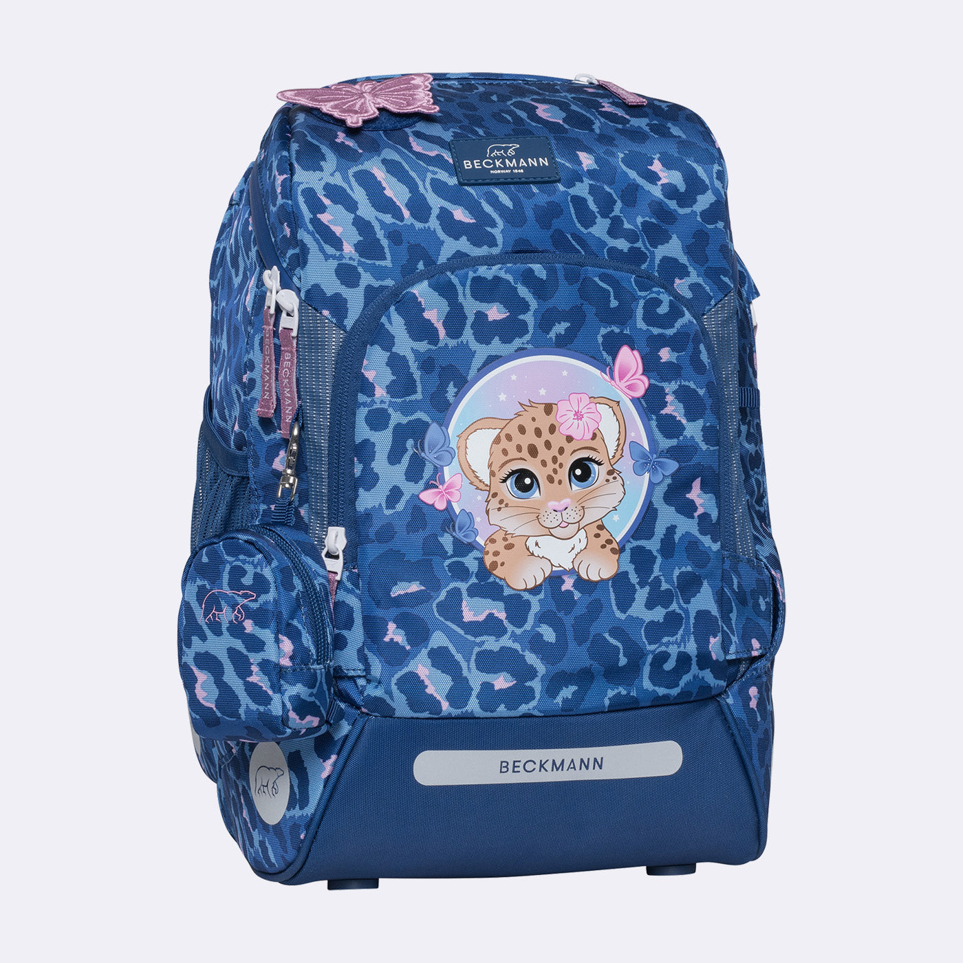 Beckmann Schulrucksack Active Air Flx – 6-teilig – Cheetah