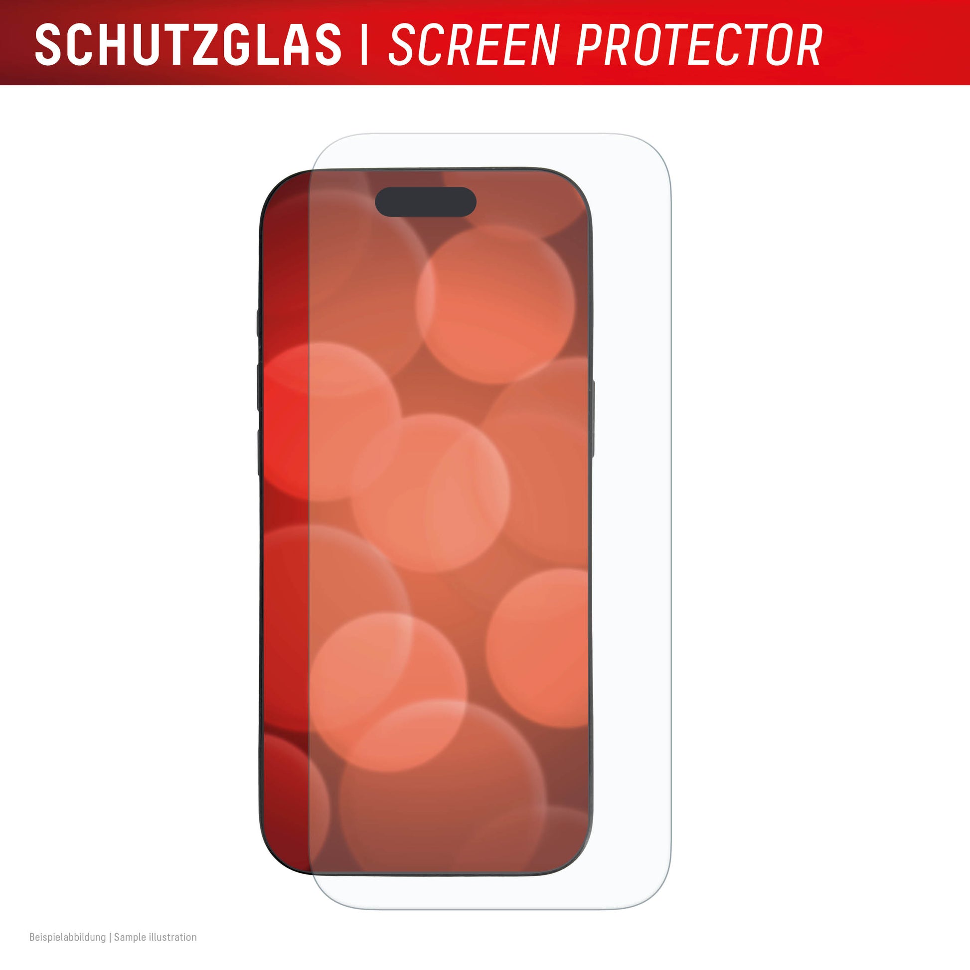 E.V.I. Displayschutz (Panzerglas), 9H – für iPhone Air – mit Applikator
