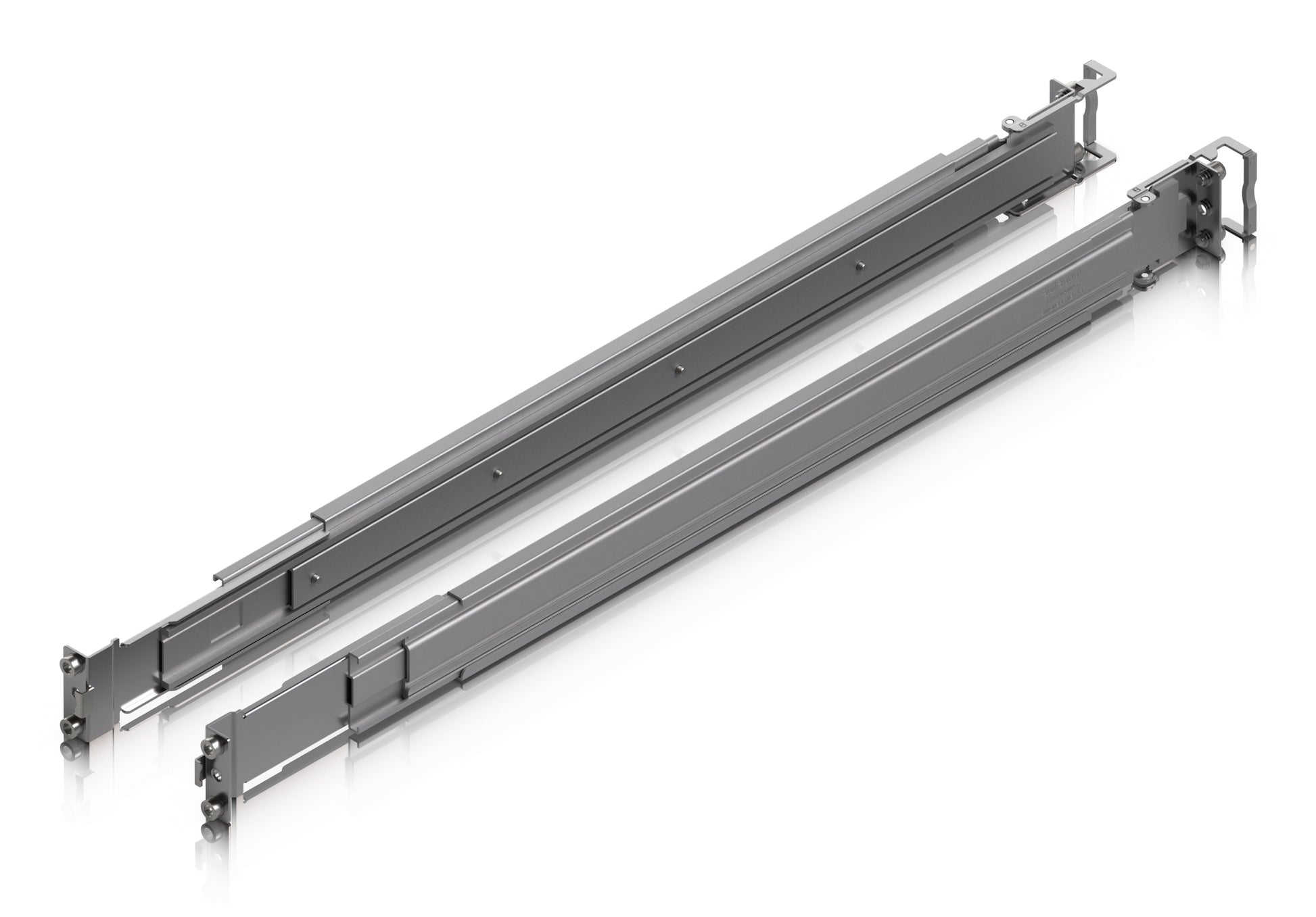 Ubiquiti Regal-Schiene – für USW-Pro-XG-24, USW-Pro-XG-24-PoE, USW-Pro-XG-48 u. a., 60–106,6 cm, 45 kg, Grau