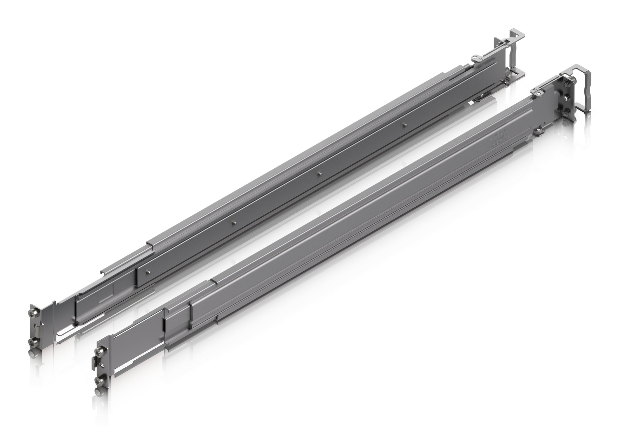 Ubiquiti Regal-Schiene – für USW-Pro-XG-24, USW-Pro-XG-24-PoE, USW-Pro-XG-48 u. a., 60–106,6 cm, 45 kg, Grau