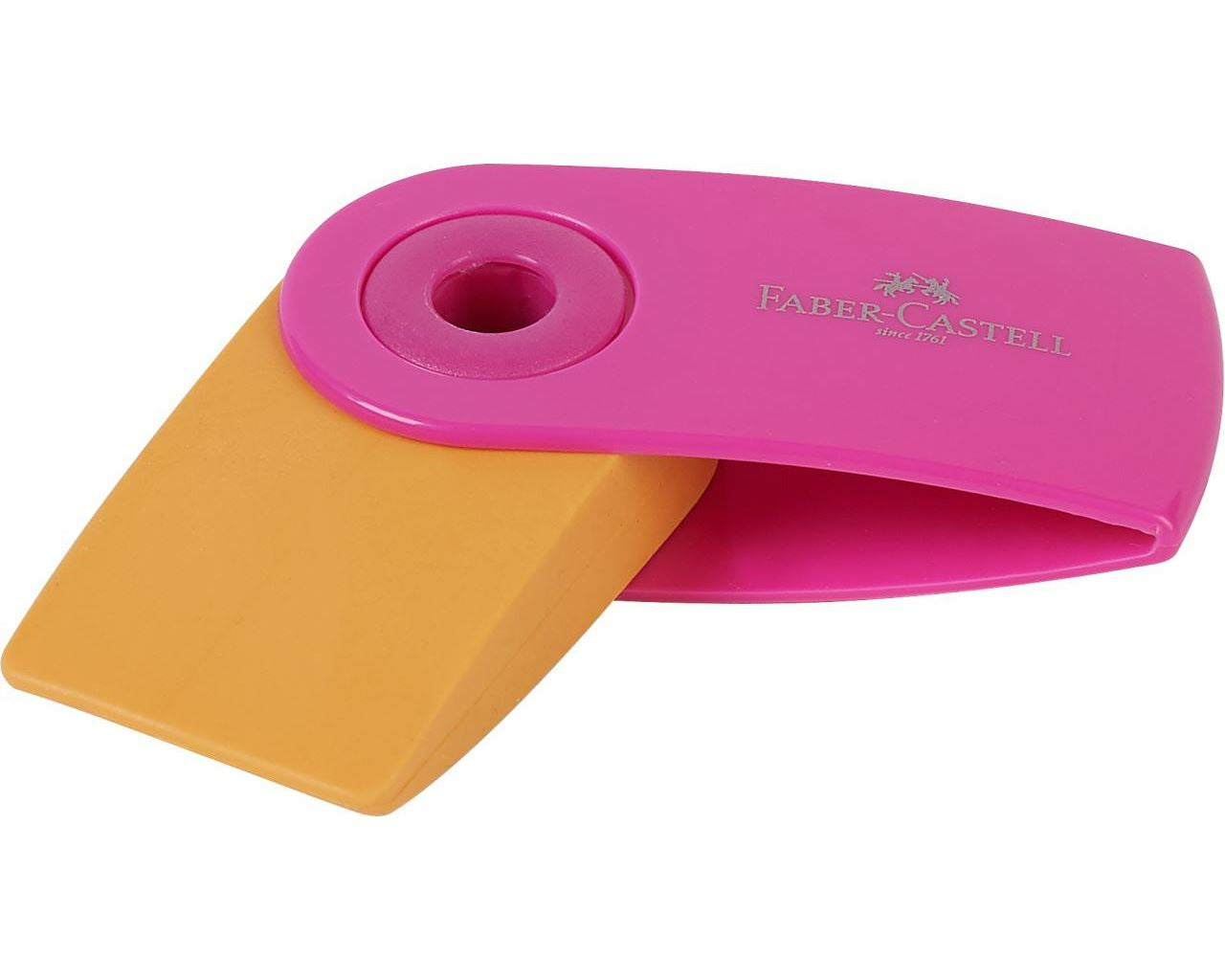Faber-Castell Radiergummi SLEEVE MINI – PVC-frei, 54 × 25 × 13 mm, farbig sortiert, 1 Stk.