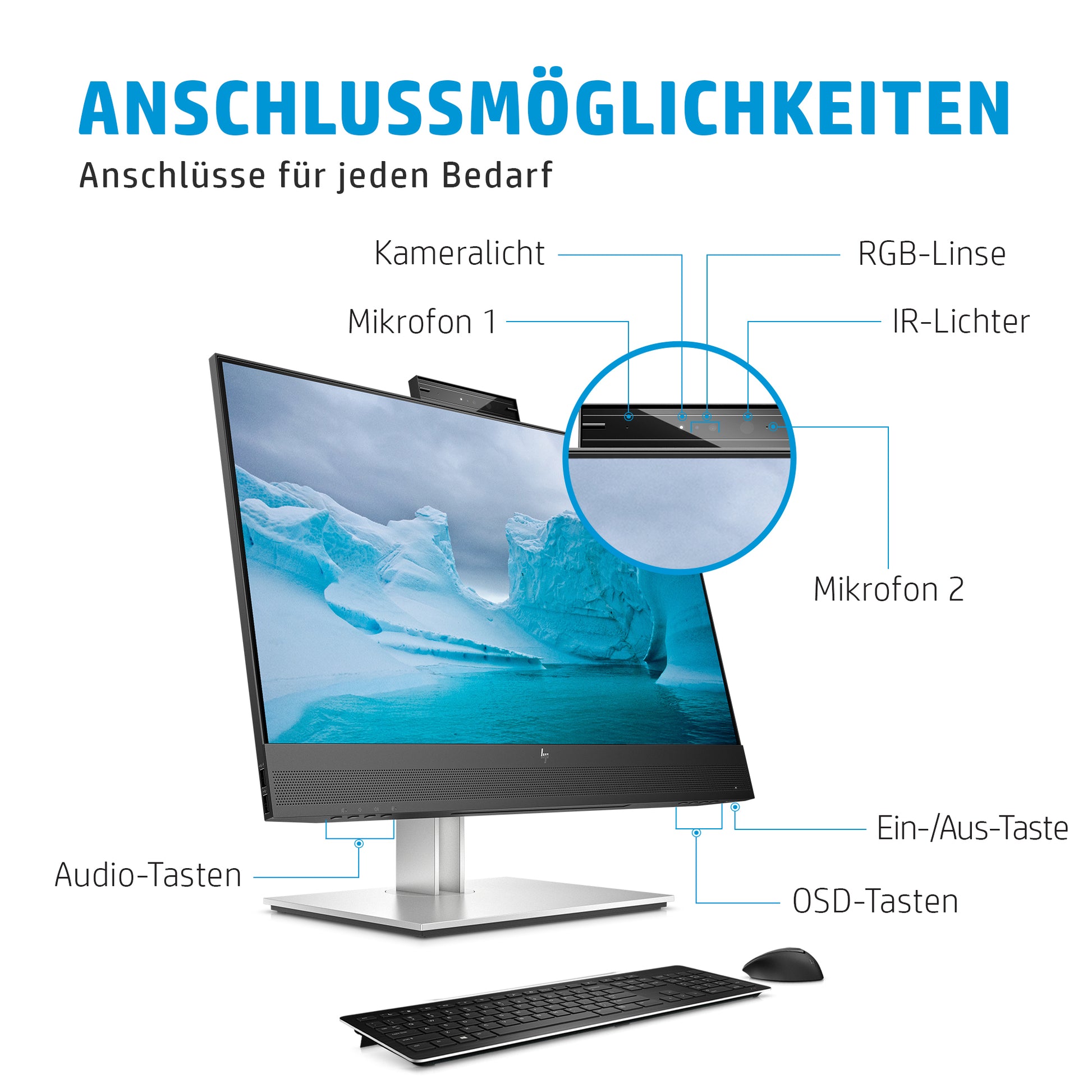 HP E24mv G4 – Monitor, 23,8", 1920 × 1080 (Full HD)