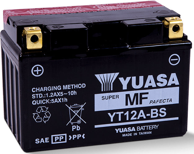 Yuasa YT12A-BS Akku – 126 Wh, 12 V, Blei (VRLA)