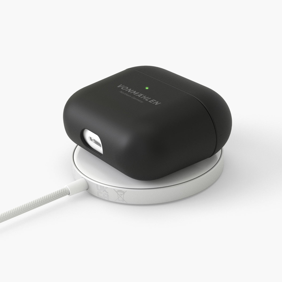 Vonmählen Thin Case – Schutzhülle – für Apple AirPods (4. Generation) – Schwarz