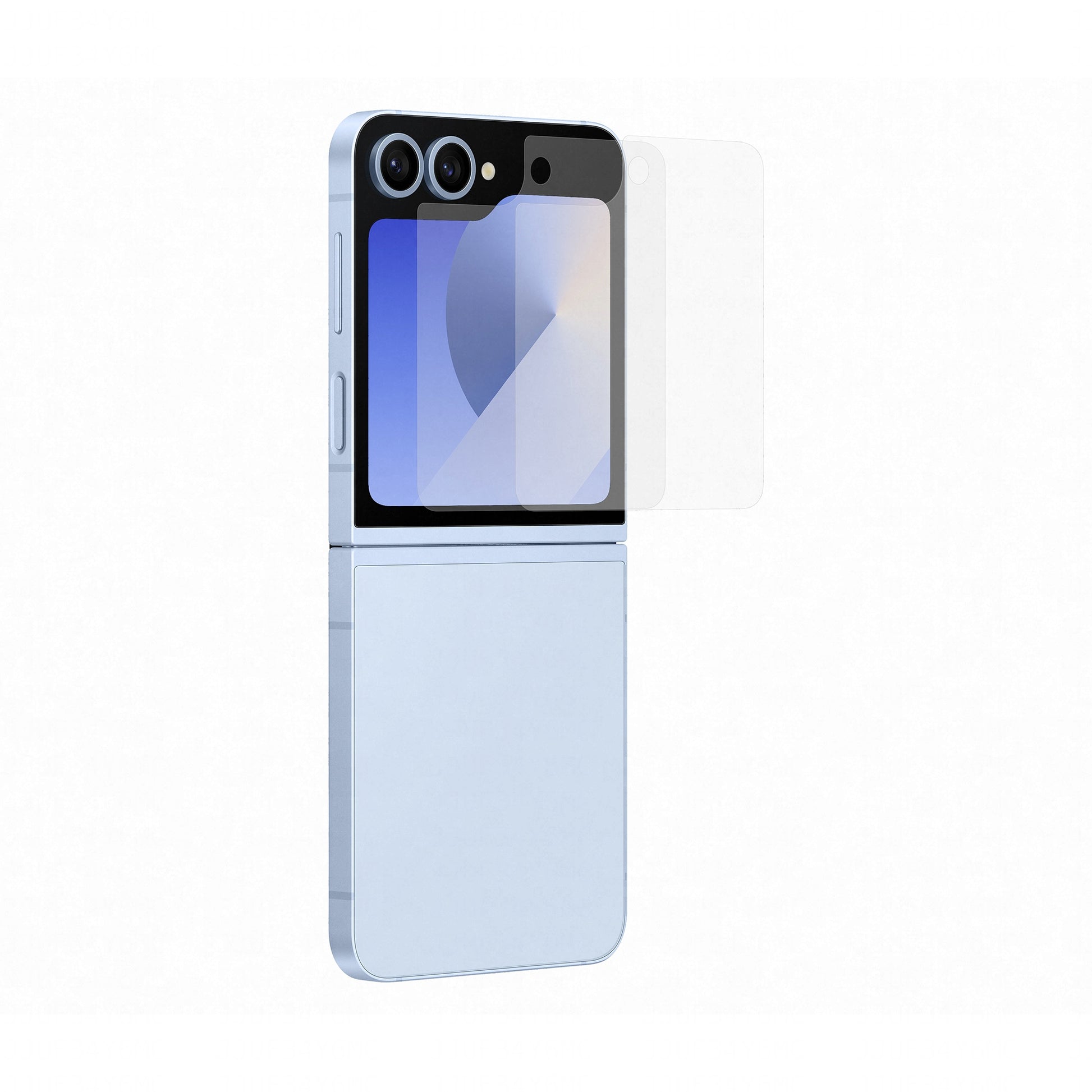 Samsung Displayschutz (Folie), Anti-Fingerprint – für Galaxy Z Flip6 – 2er-Pack