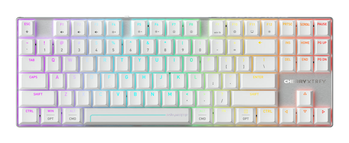 CHERRY MX 8.2 Pro TMR Wireless – Tastatur, kabellos (Bluetooth/2,4 GHz), US-Layout (EN) – für Windows & iOS