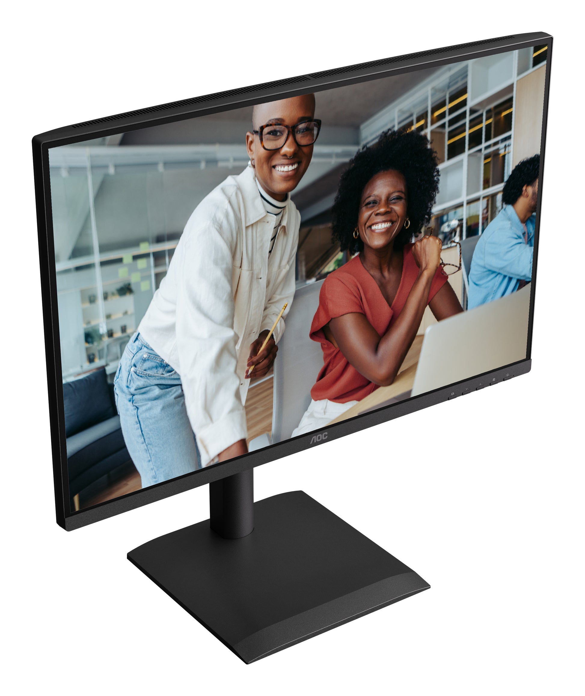 AOC 24X24E4U – Monitor, 24" 1920 × 1200 (WUXGA), IPS, 100 Hz, Lautsprecher, VESA 100 × 100, Schwarz