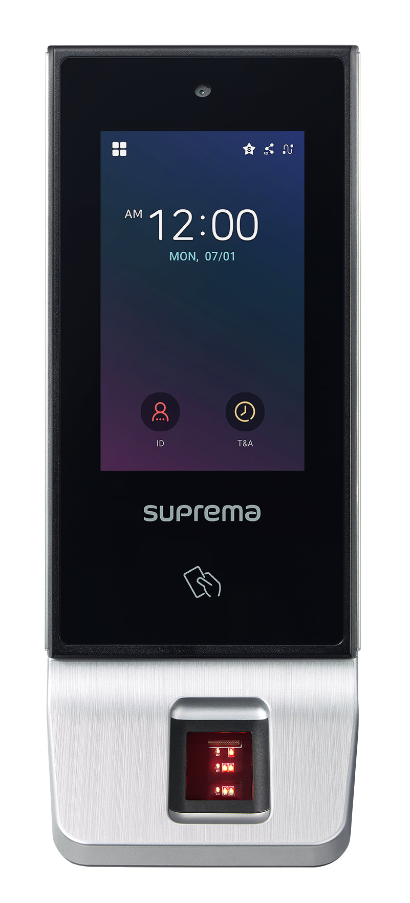 Suprema X-Station 2 Zutrittsterminal – 4,0" Display, 2 MP, Fingerabdruck, Karte (DESfire/Felica), PoE, IP65