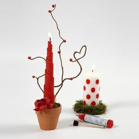 Creativ Company Kerzendocht, Weiss, 3 m, 9 mm, 1 Stk.