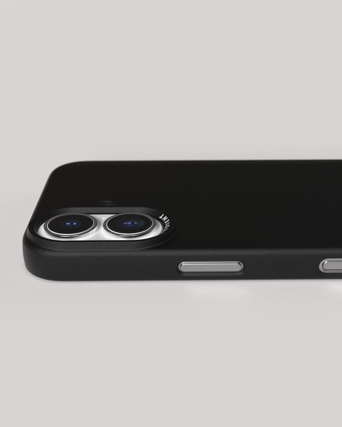 Nudient Thin Backcover – für Apple iPhone 16 – MagSafe, Kunststoff, Schwarz