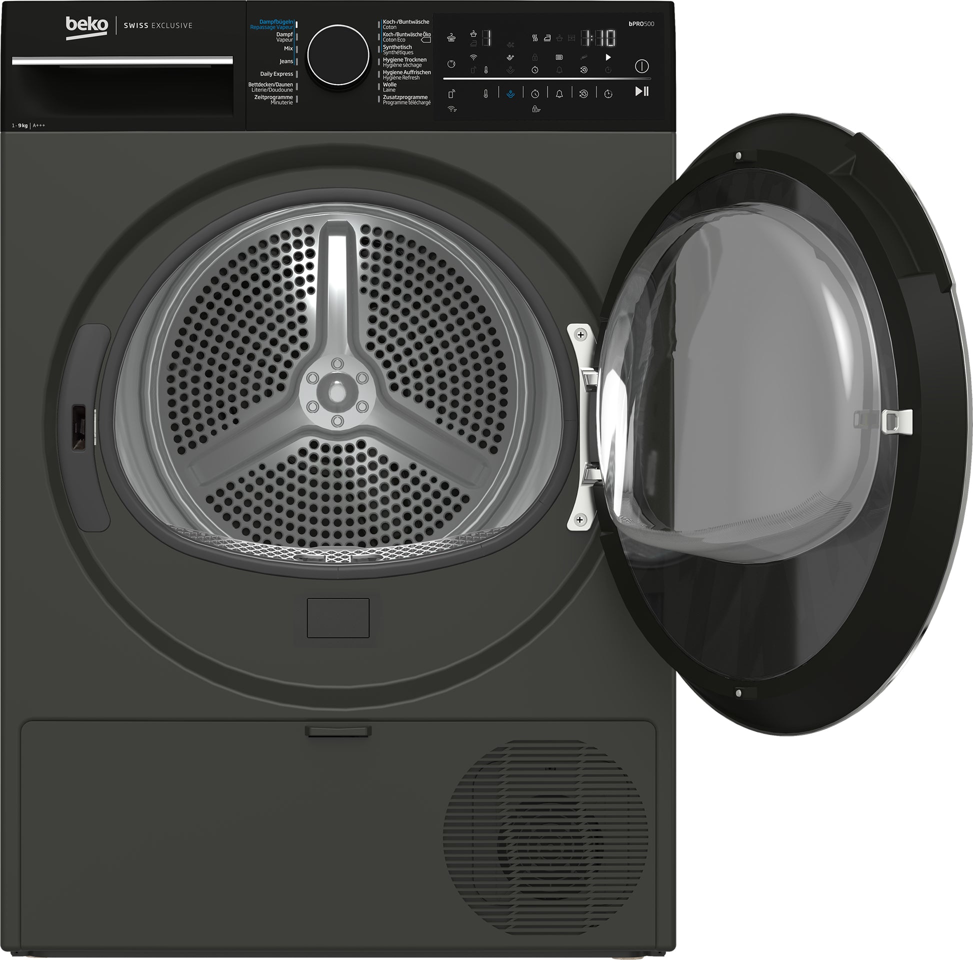 Beko Wäschetrockner TR520 – grau, 9 kg, Energieklasse C, 598 × 846 × 650 mm