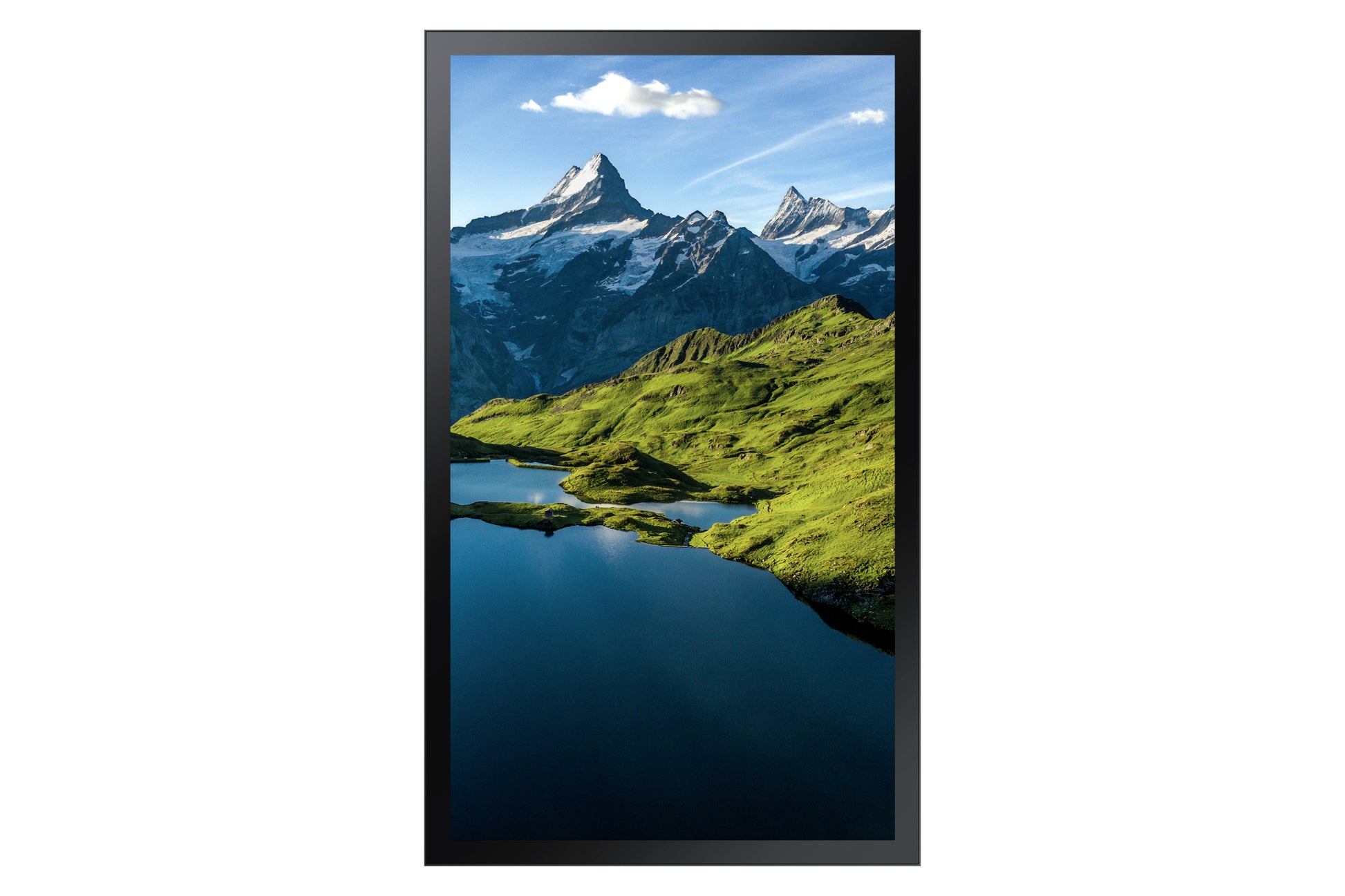 Samsung OH75A – Public Display, 75" 4K UHD (3840 × 2160), ADS, 3500 cd/m², 24/7, Tizen (SSSP), Schwarz