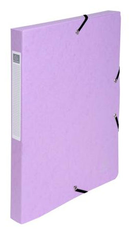 Exacompta Gummibandmappe Aquarel A4 – Karton, mehrfarbig, bis 200 Blatt, 5 Stk.
