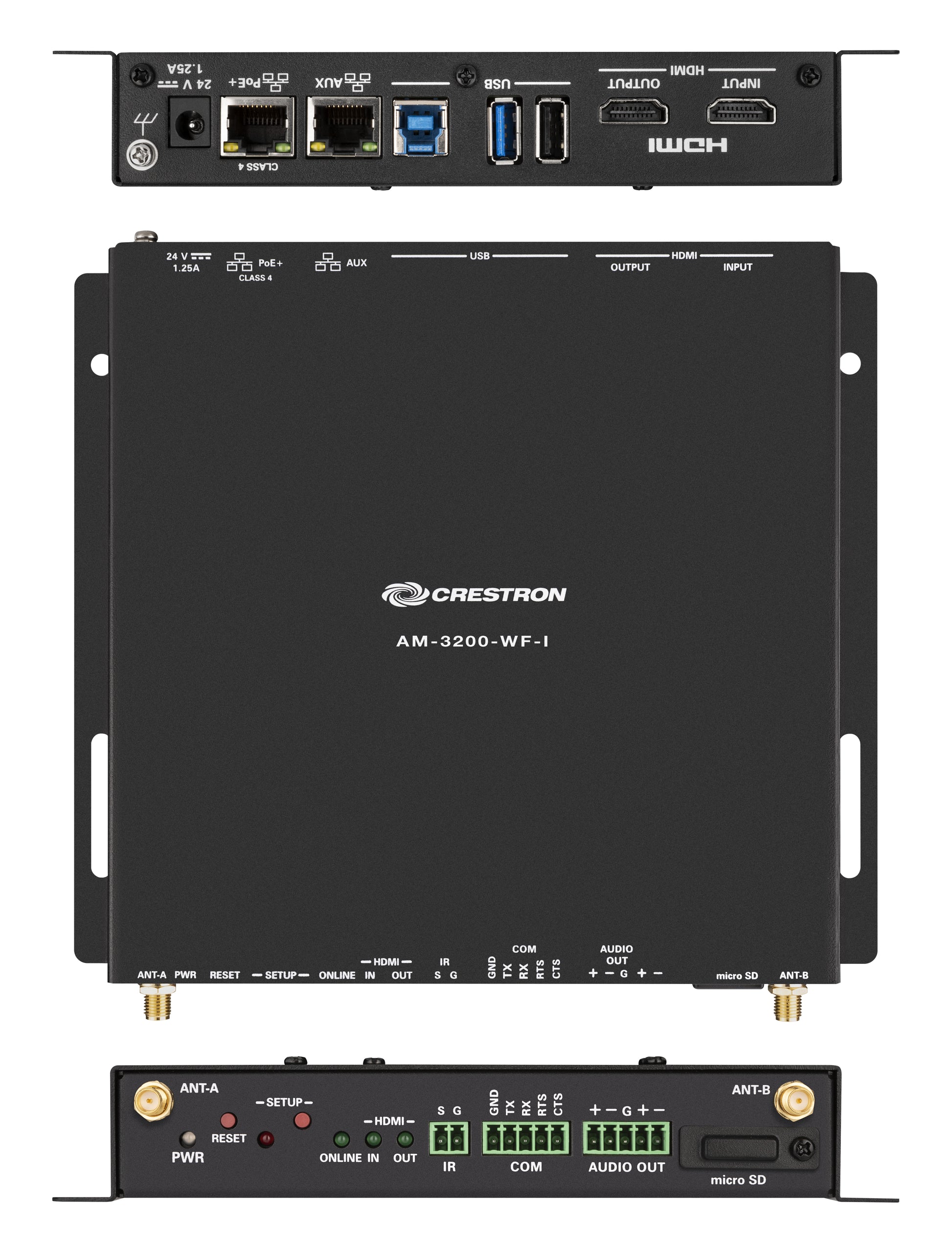 Crestron AM3-212-I KIT – HDMI-over-IP Encoder, 4K60, PoE