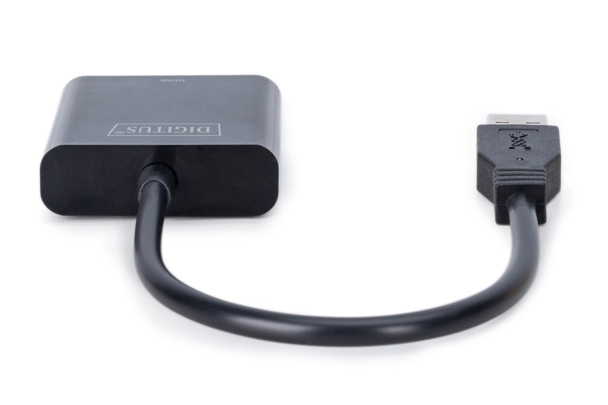Digitus USB-A zu HDMI Adapter – 1920 × 1080, USB 3.2 Gen 1 (5 Gbit/s) – Schwarz
