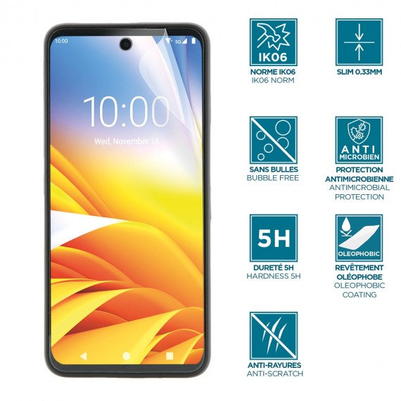 Mobilis Displayschutz – für Zebra EM45 – transparent – stossfest (IK06)