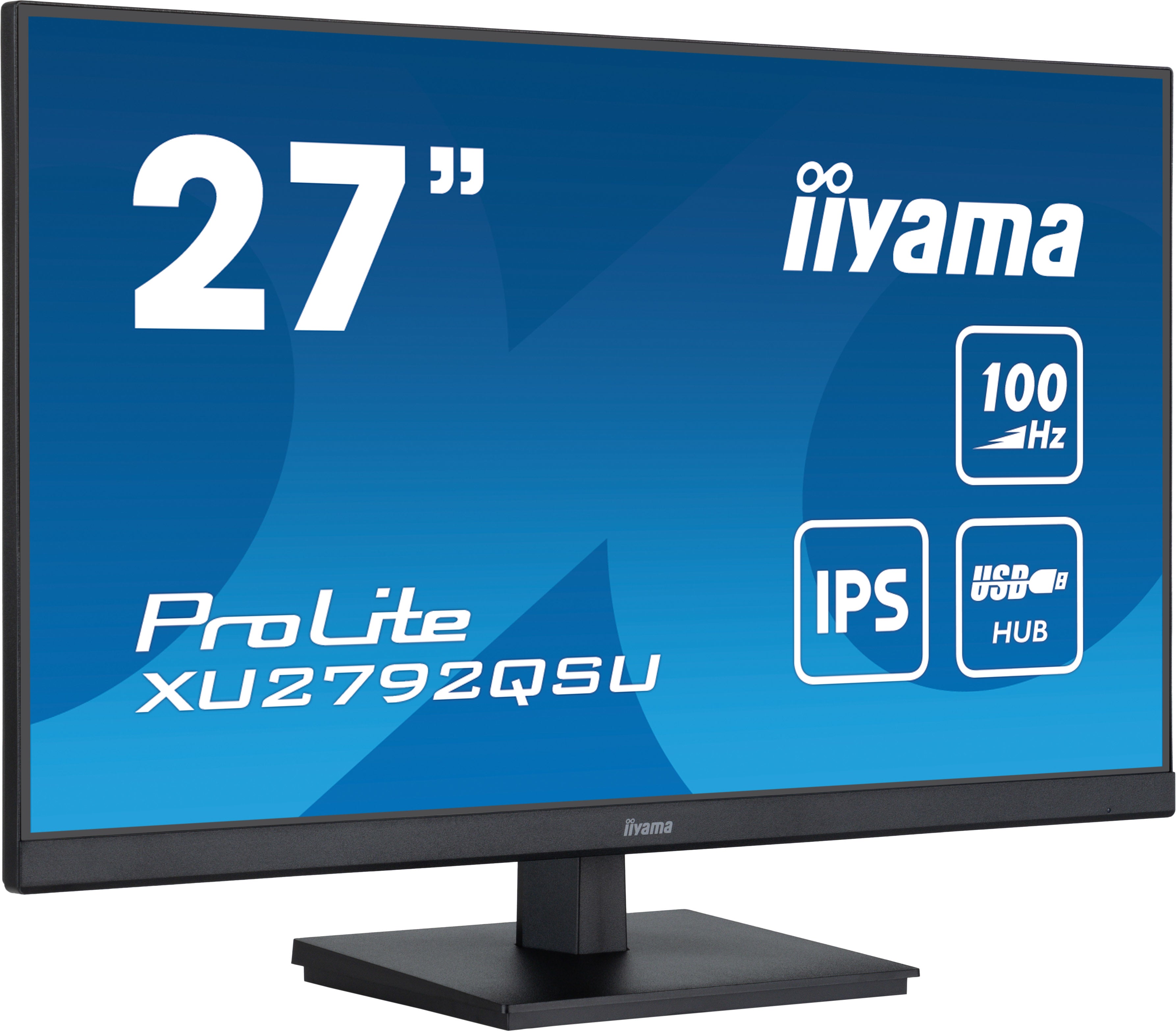 iiyama XU2792QSU-B6 – Monitor, 27" 2560 × 1440 (WQHD), IPS, 100 Hz, 250 cd/m²