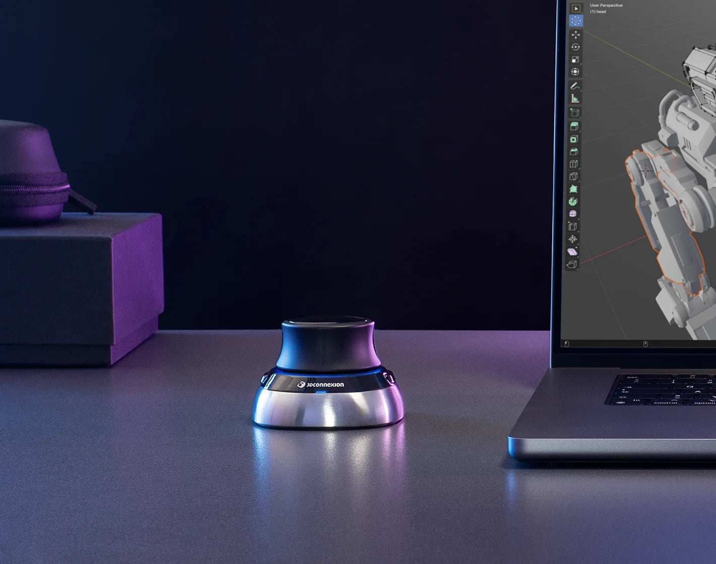3Dconnexion SpaceMouse Wireless 3D-Maus – kabellos, Bluetooth, 3D-Navigation