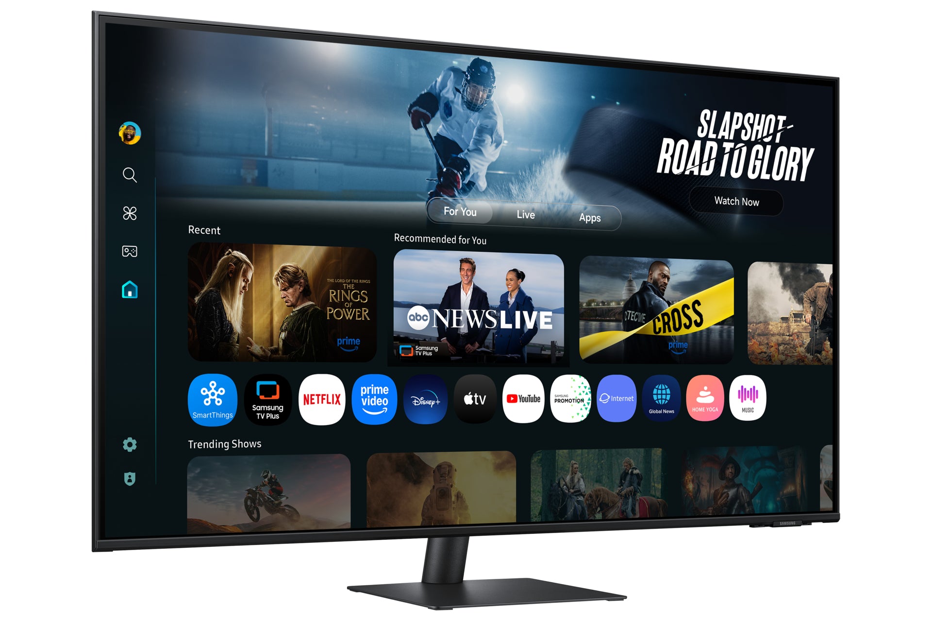 Samsung M70F – Monitor, 3840 × 2160 (UHD 4K), HDR10, KI-Bild