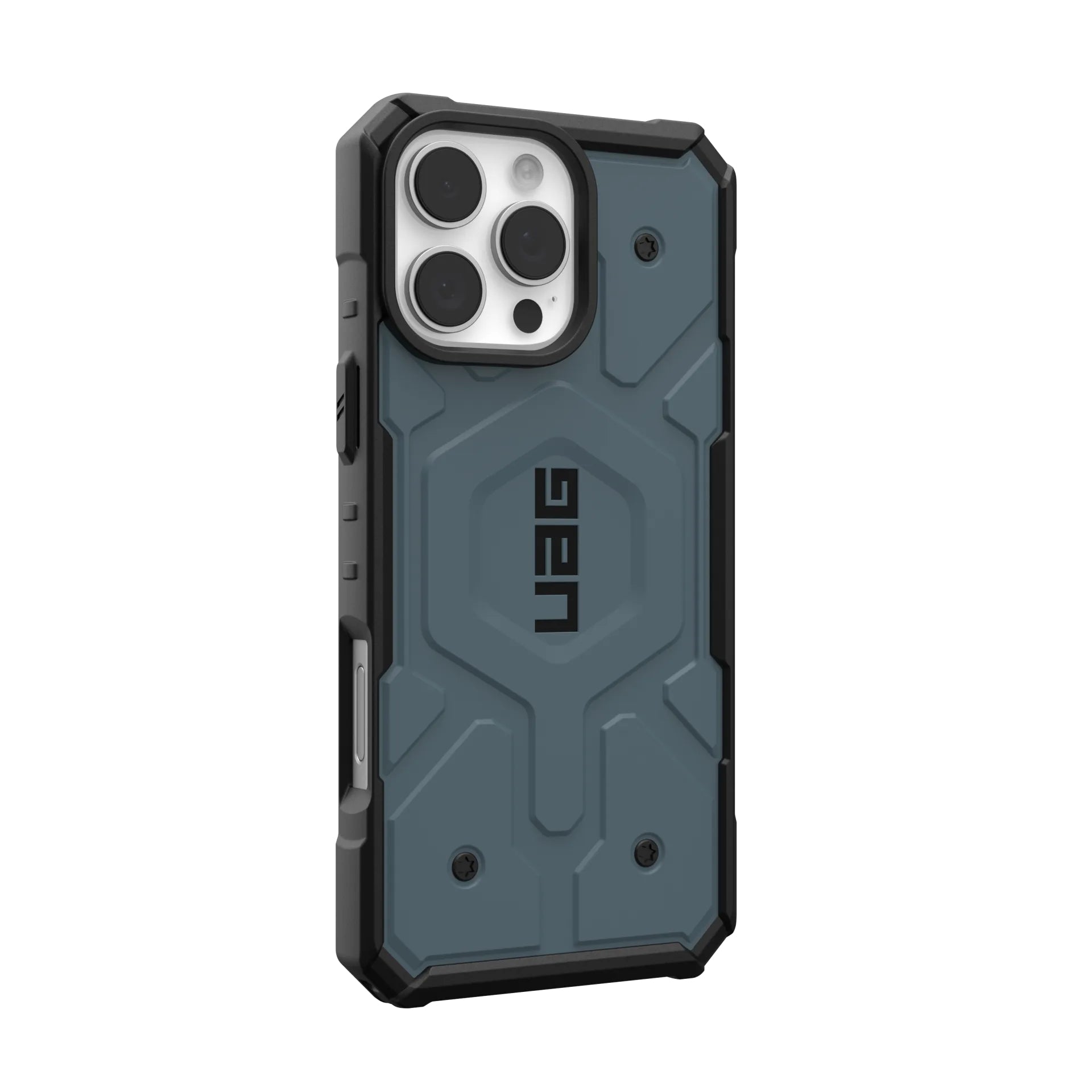 Urban Armor Gear UAG Pathfinder – Rückcover – für Apple iPhone 16 Pro Max, MagSafe, TPU, Himmelblau, bis 5,5 m Sturzsicher