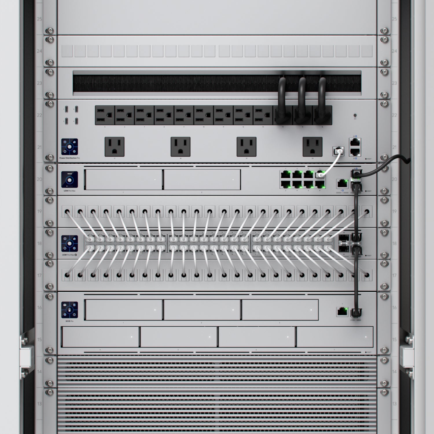 Ubiquiti Kabeleinsatz – Polycarbonat, Weiss, 16,3×14,6×18 mm, 12 Stück