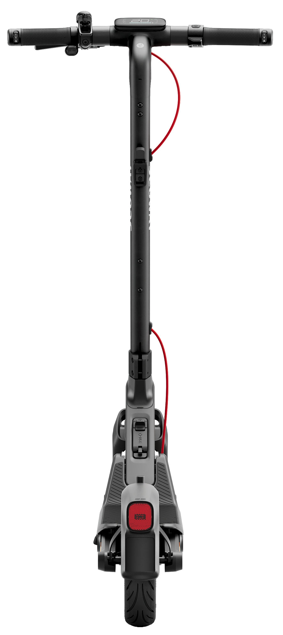 Segway Ninebot E3 D – E-Scooter – 800 W, 20 km/h, Reichweite bis 45 km, 276 Wh, grau