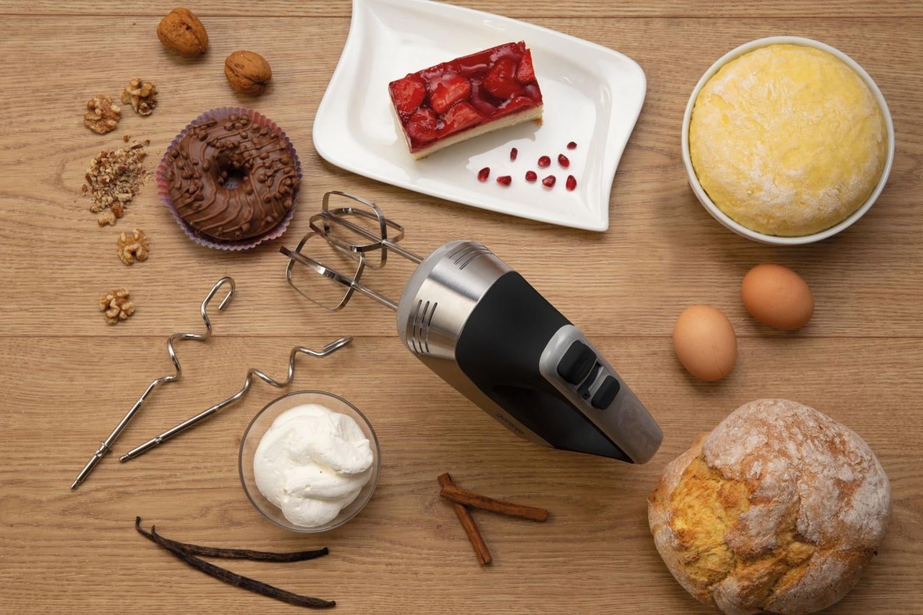 Gorenje Handmixer M500DCBK – 500 W, 5 Stufen, spülmaschinenfest – Schwarz