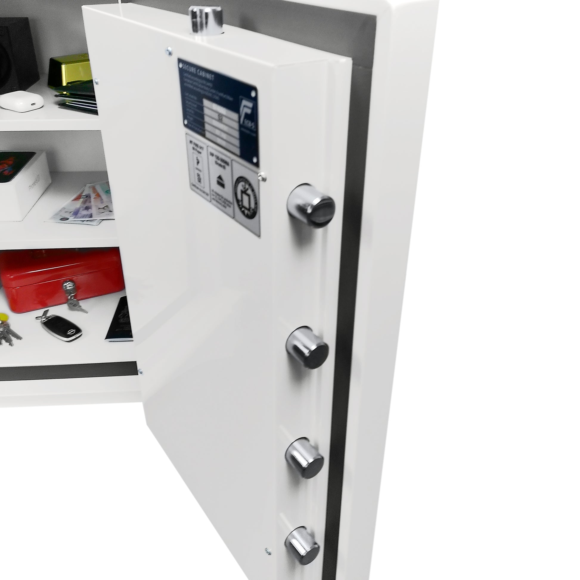 Phoenix Safe Co. Phoenix Dokumentenschutz-Tresor Fortress SS1463E – Elektronikschloss – 53 l – 60 Minuten Feuerschutz – Bodenmontage