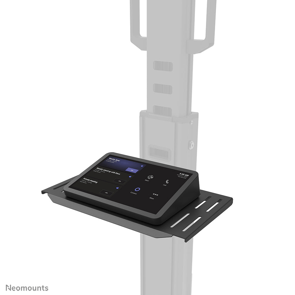 Neomounts AFLS-825BL1 – Regal, höhenverstellbar 225–651 mm, Tragkraft 9 kg, für FL50S-825BL1, Schwarz