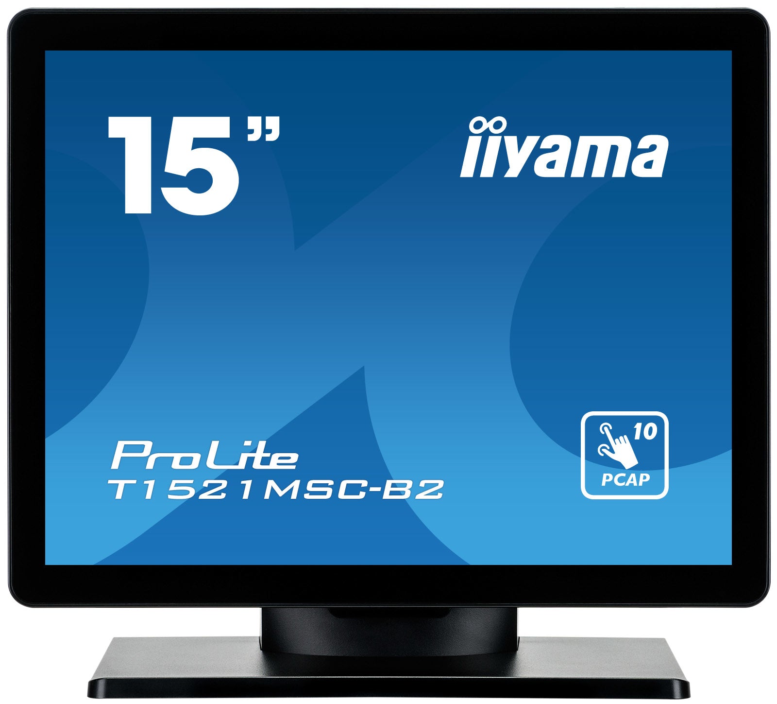 iiyama T1521MSC-B2 15" PCAP 10-Touch – Zero-Bezel