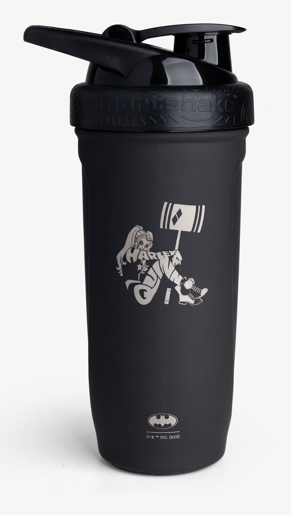 Smartshake Trinkflasche Reforce – 9 dl – Edelstahl, Schraubverschluss, auslaufsicher – Harley Quinn