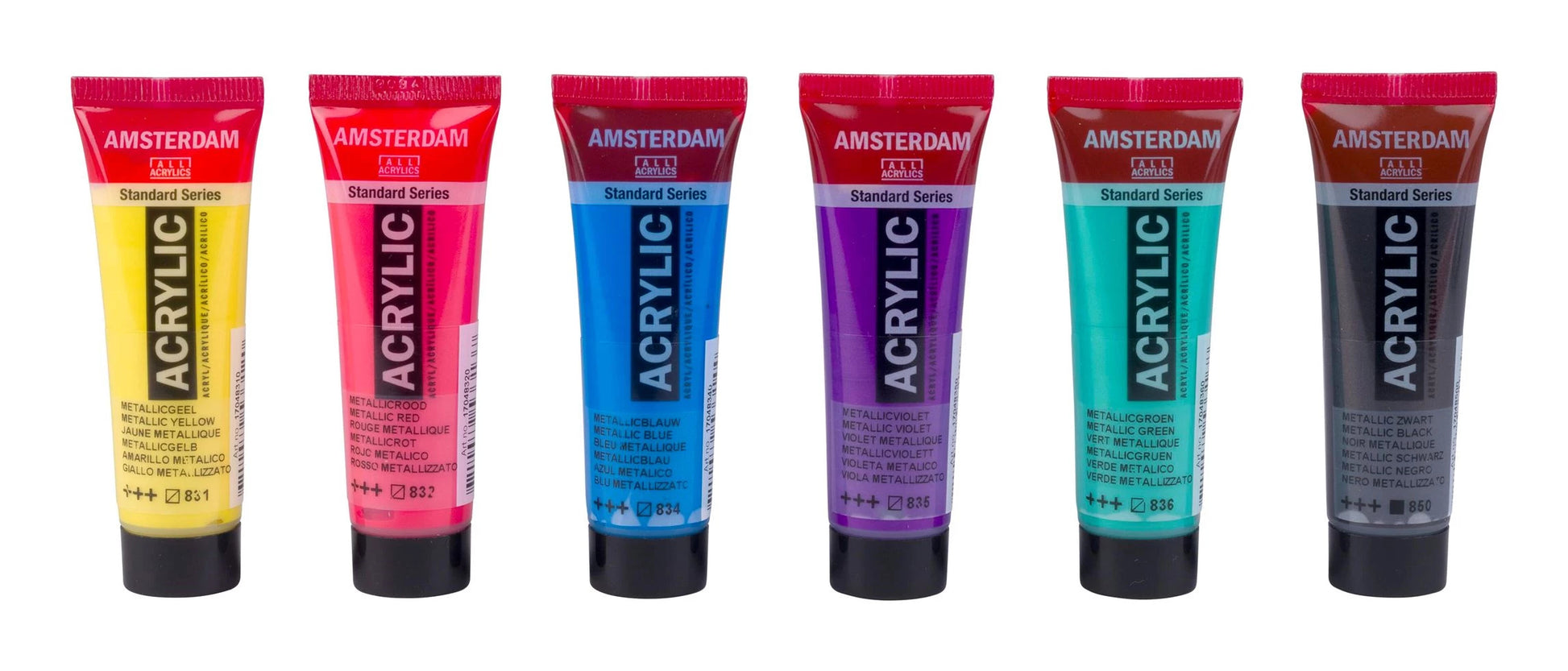 Amsterdam Acrylfarbe – Set – 6 Farben, 6 × 20 ml