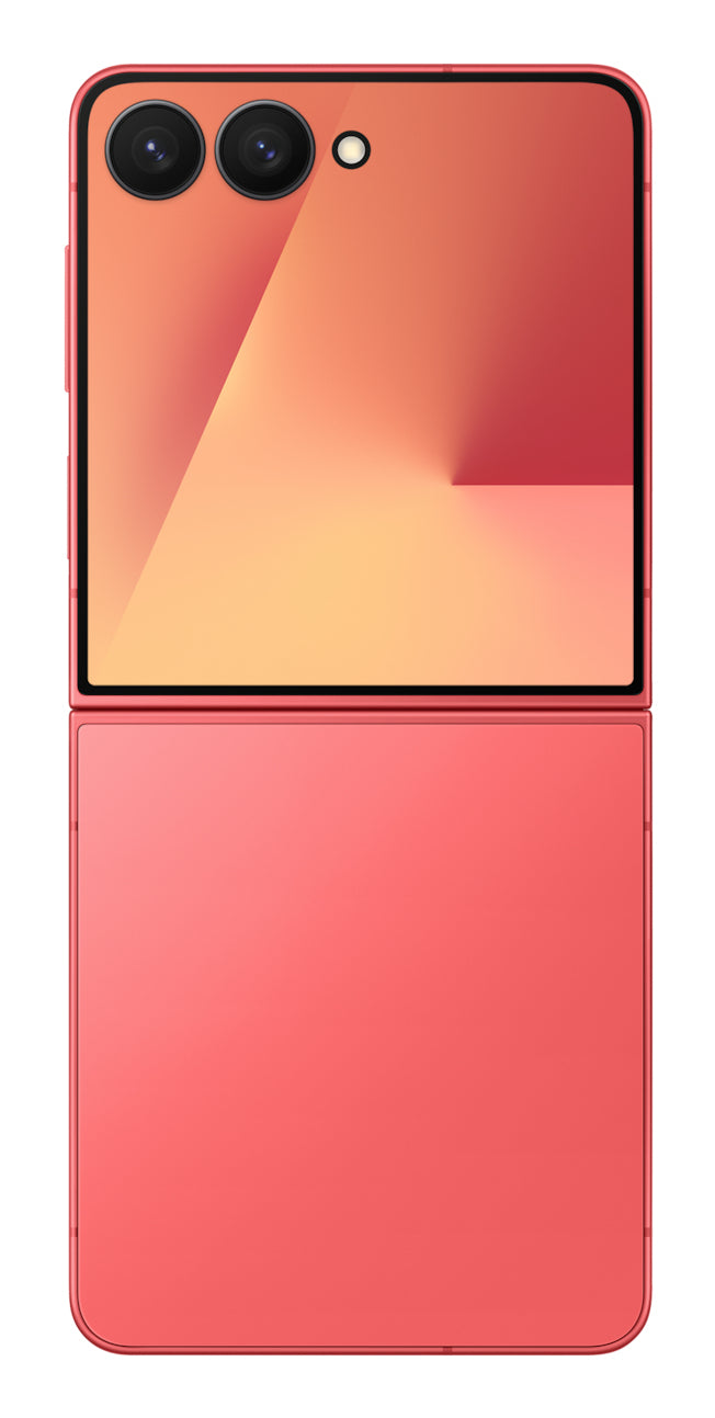 Samsung Galaxy Z Flip7 – Koralle, 6,8", 2520 × 1080, Android, 512 GB, 12 GB, eSIM, 5G, NFC