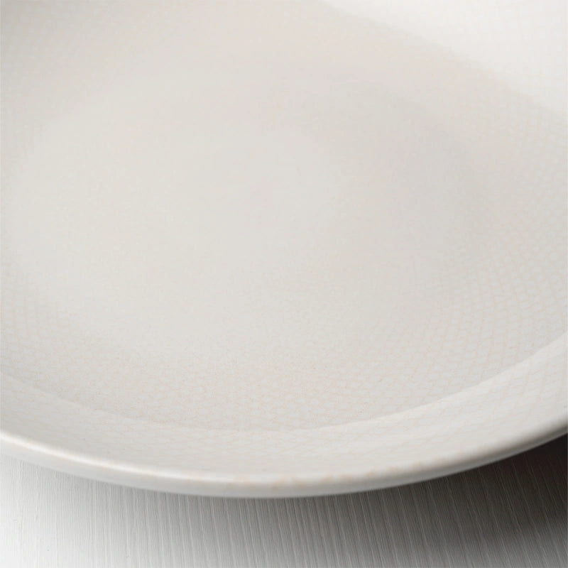 Lunasol Speise-Service Elements North Organic – Set 12-teilig, Ø 27/25/21 cm, Steingut, Beige