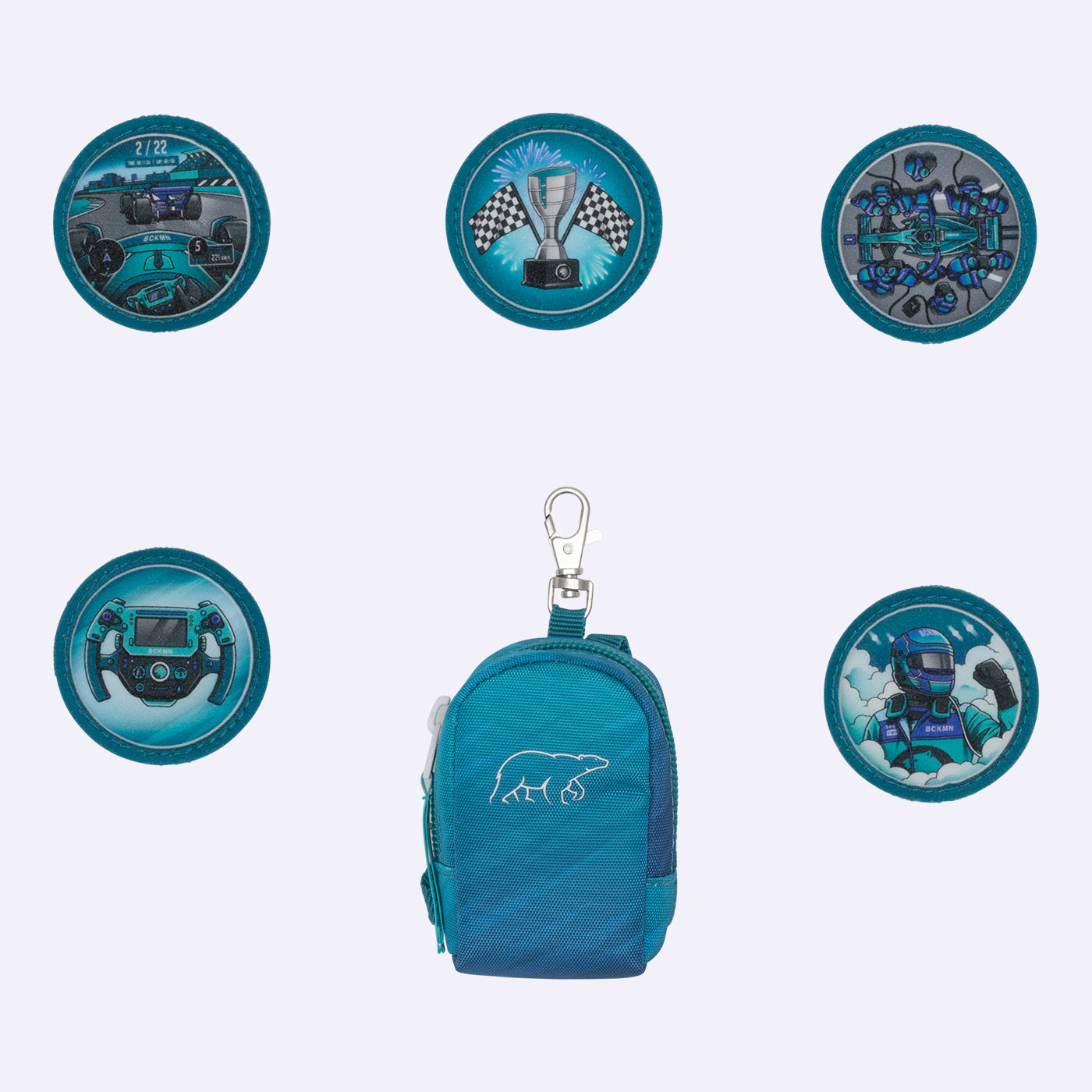 Beckmann Classic Schulrucksack 1st – 6-teilig – Racing