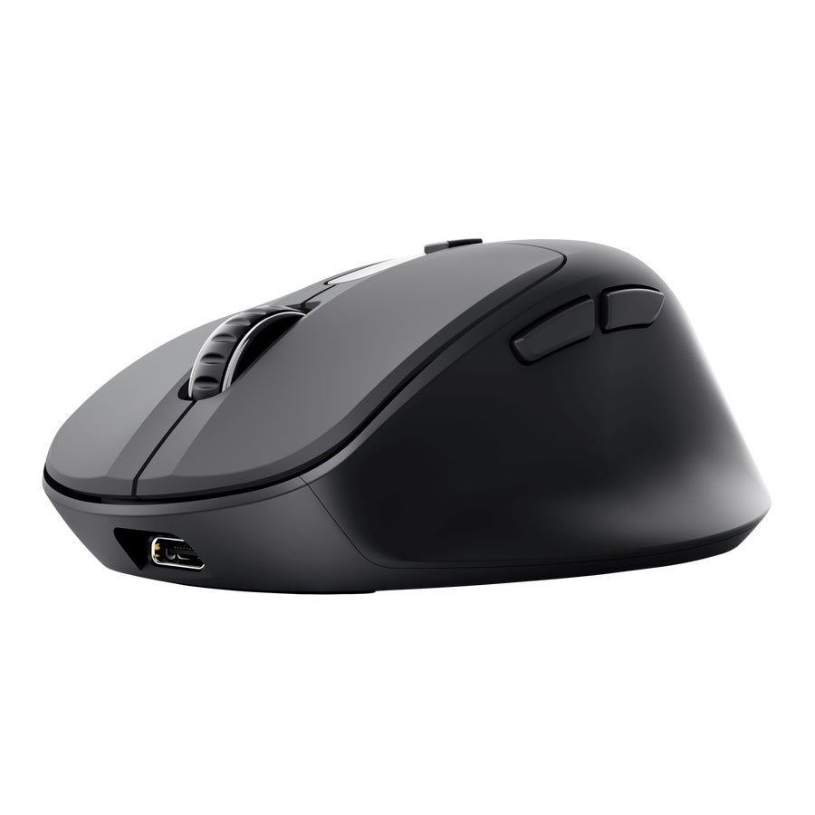 Trust Zevo – Maus – Kabellos (Bluetooth/2,4 GHz), rechts, Schwarz