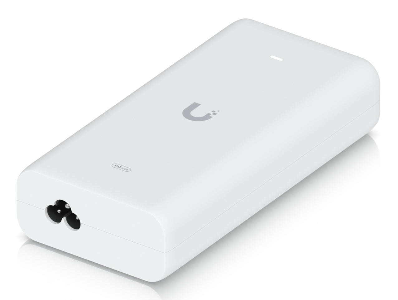 Ubiquiti PoE Injector – 10 Gbit/s, PoE+++, 90 W, 2× RJ-45 – Wandmontage, Überspannungsschutz – Weiss