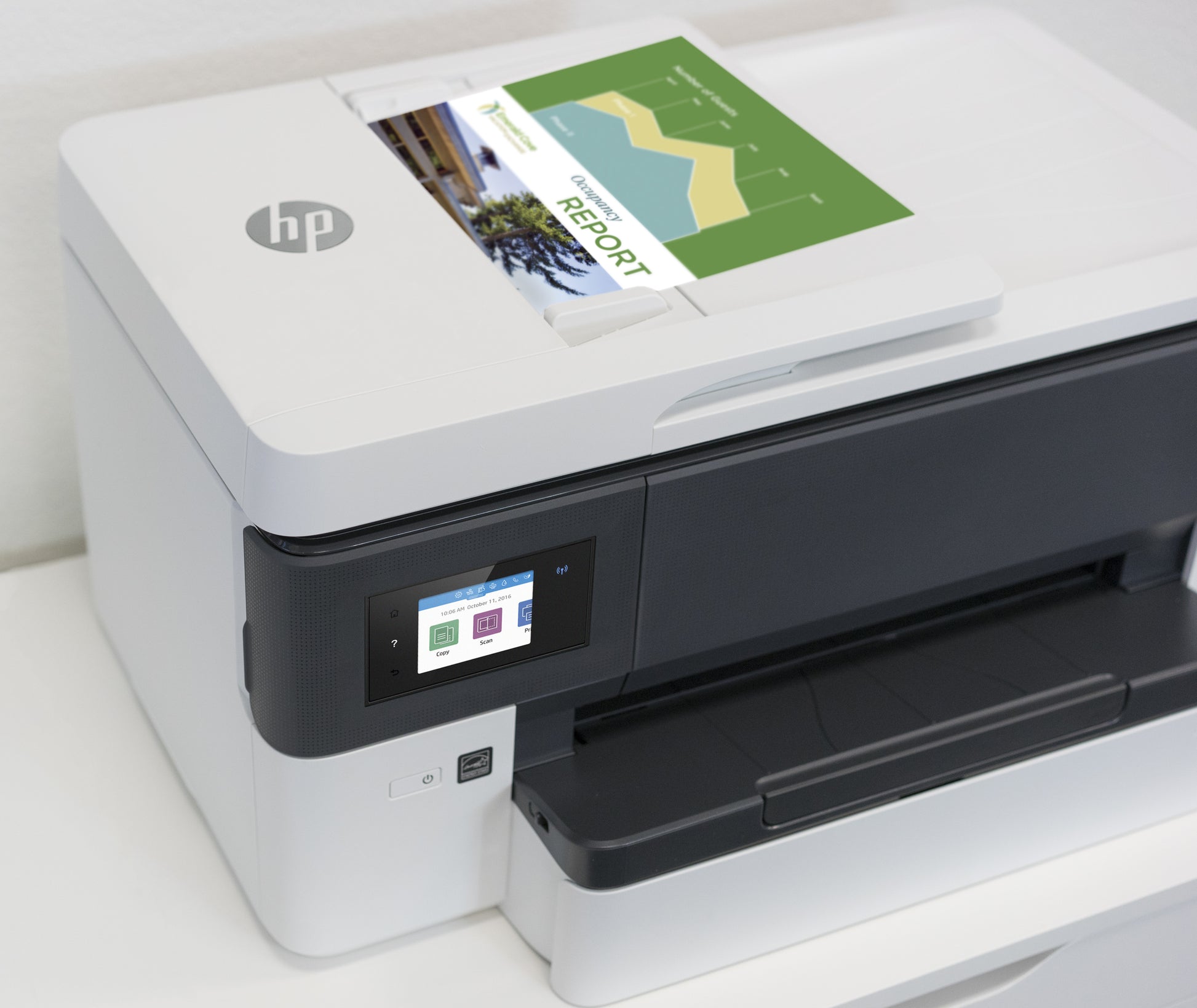 HP Officejet Pro 7720 Wide All-in-One – Farbiger Tintenstrahl-MFP A3, 4-in-1 – USB/WLAN – 22 Seiten/Min. S/W