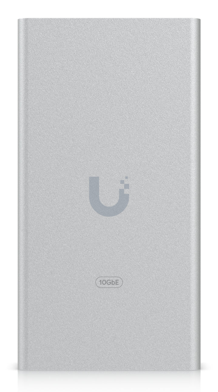 Ubiquiti Netzwerkadapter USB-C zu RJ-45 – 10 Gbit/s – für Windows, macOS, Linux – Schwarz/Grau