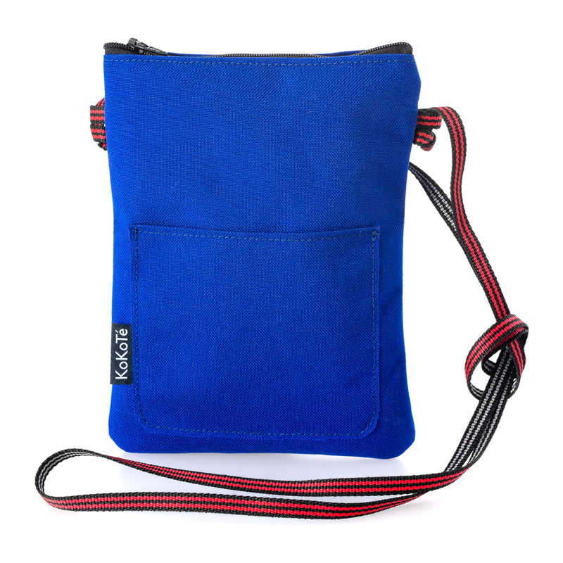 KoKoTé  Umhängetasche, Gross, Nylon (ECONYL), Blau