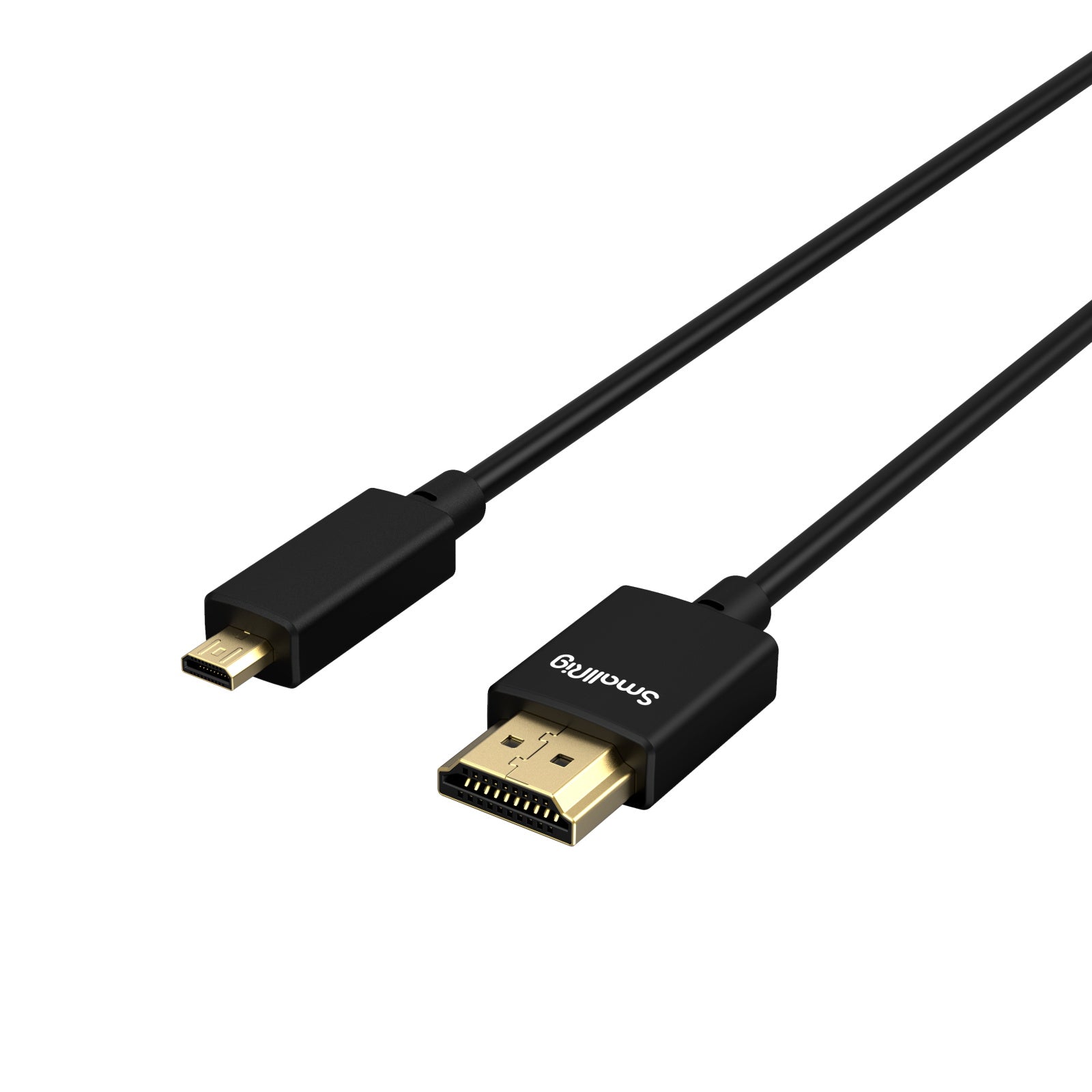 SmallRig Micro-HDMI auf HDMI Kabel HDMI 2.0 4K 60 Hz – 0,55 m